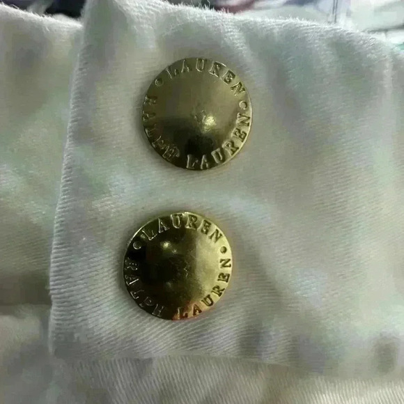 NEW Lauren Ralph Lauren Women’s 14 High Rise Ankle Pants w/Gold Hardware NWOT - Picture 10 of 11